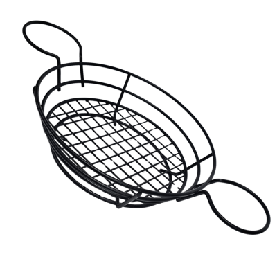 ÇETMAN METAL SOSLUKLU HAMBURGER VE PATATES KIZARTMASI SUNUM SEPETİ - 5